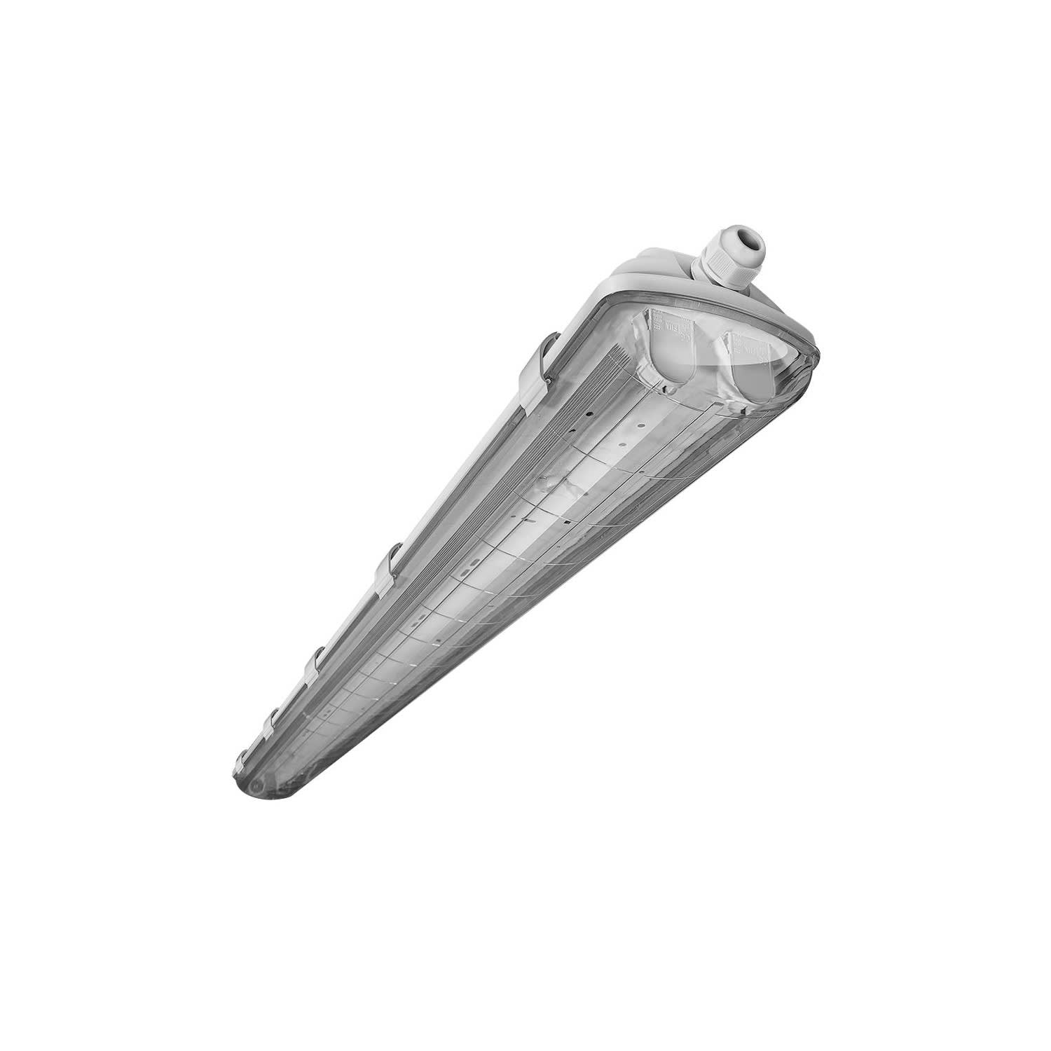 CARCASA LUMINARIA HERMETICA LETP PARA 2 TUBOS LED 1200 T8 LETP-2-120 MACROLED1