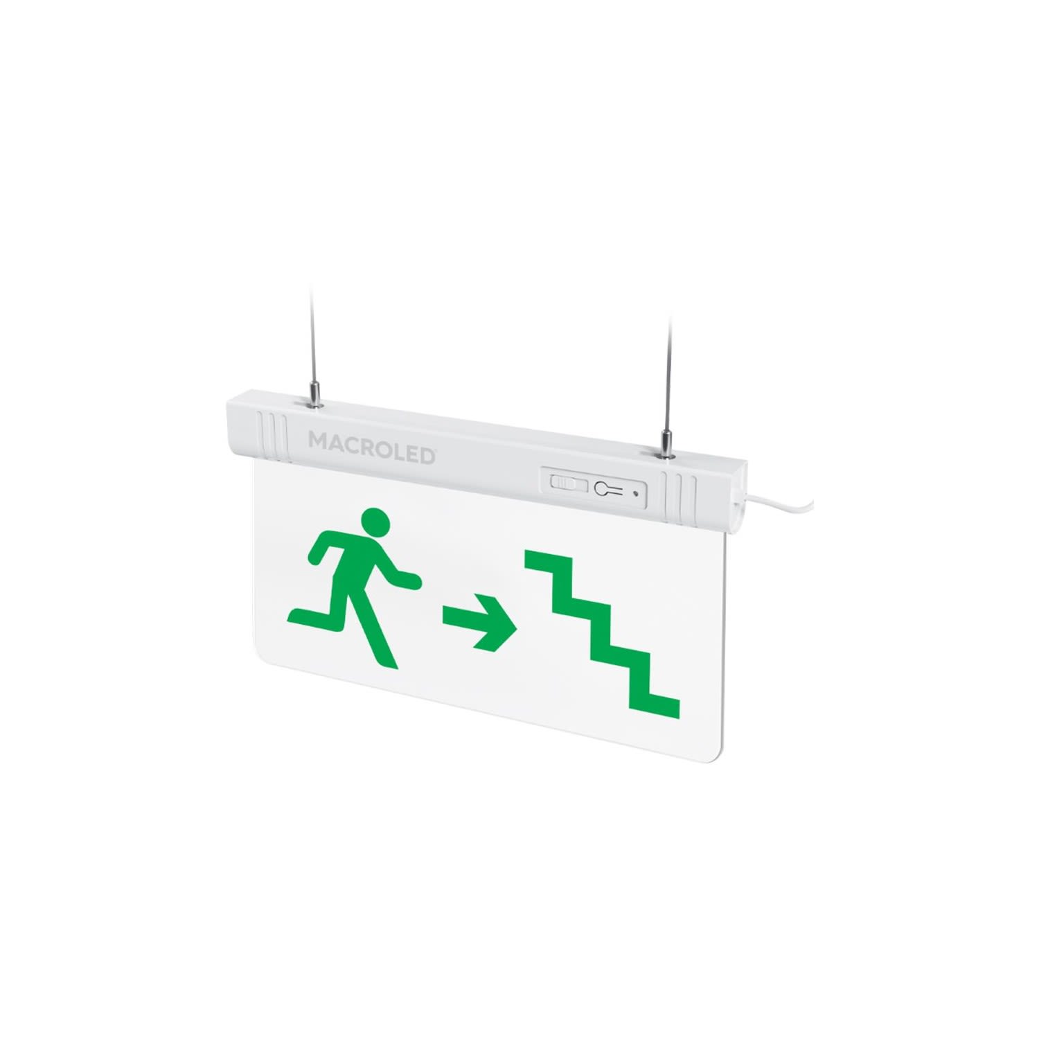 LUMINARIA DE EMERGENCIA SEÑAL LED CSL-ESCALERA 1W CSL-ESCALERA-A MACROLED1