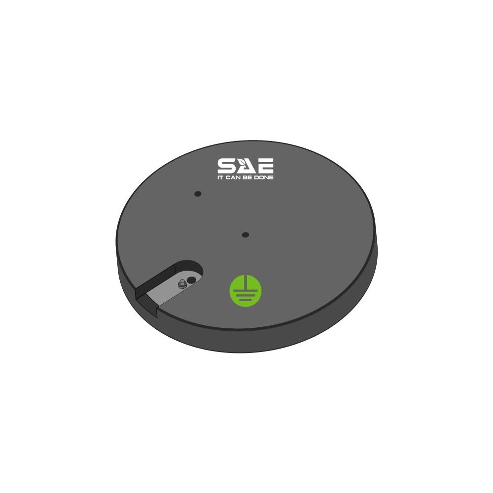 PLACA PARA SPAT RESISTENTE A LA CORROSION 1 CONEXION CONDUDISC CDF-1-4 CONDUCRETE