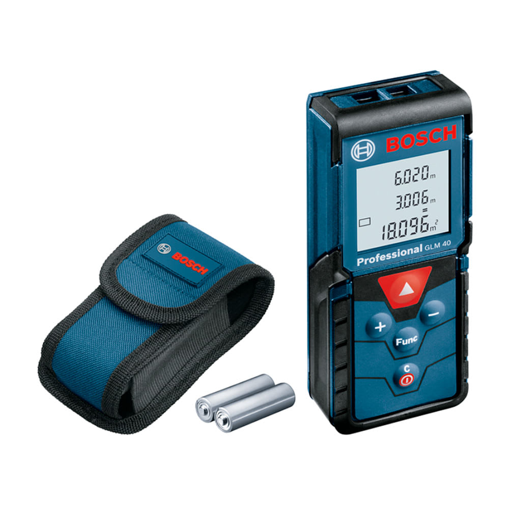 MEDIDOR LASER GLM 40 ALCANCE 40M CON ESTUCHE BOSCH