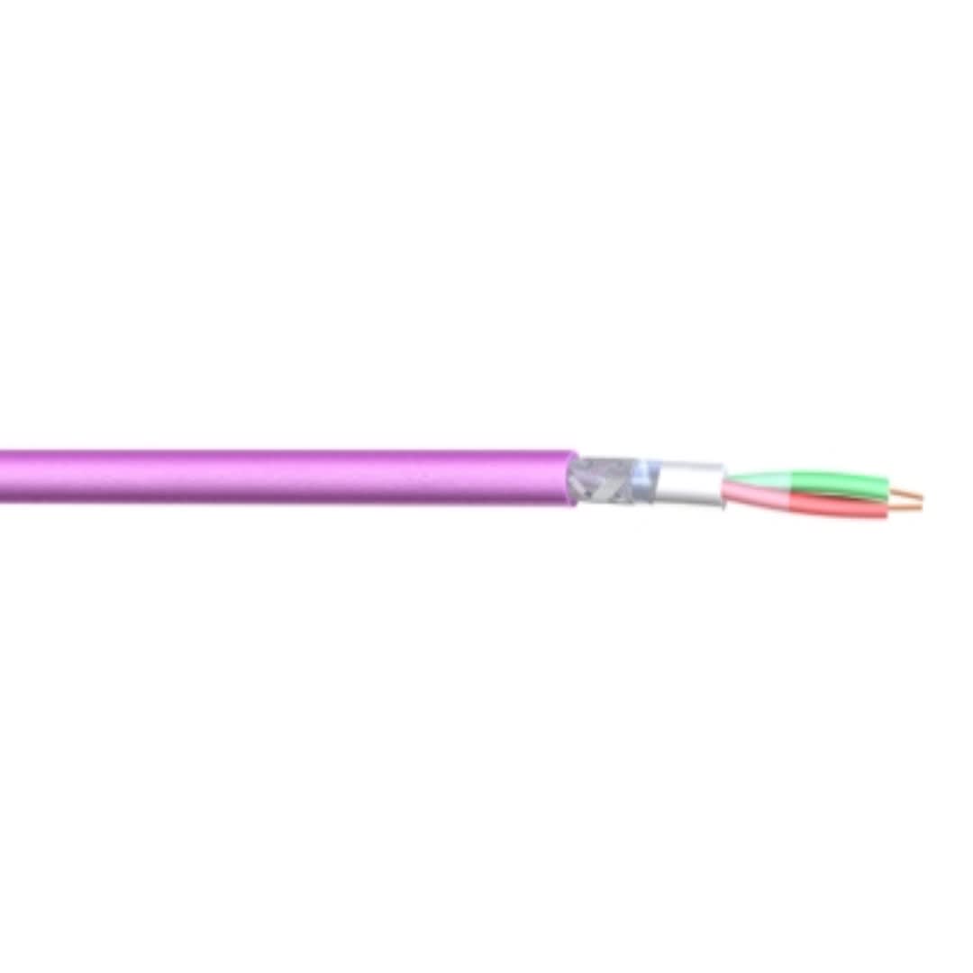 CABLE PROFIBUS DP 1X2X22AWG COLOR VIOLETA LIBRE DE HALOGENOS UL MRT0122HXE4X-DP RAMCRO
