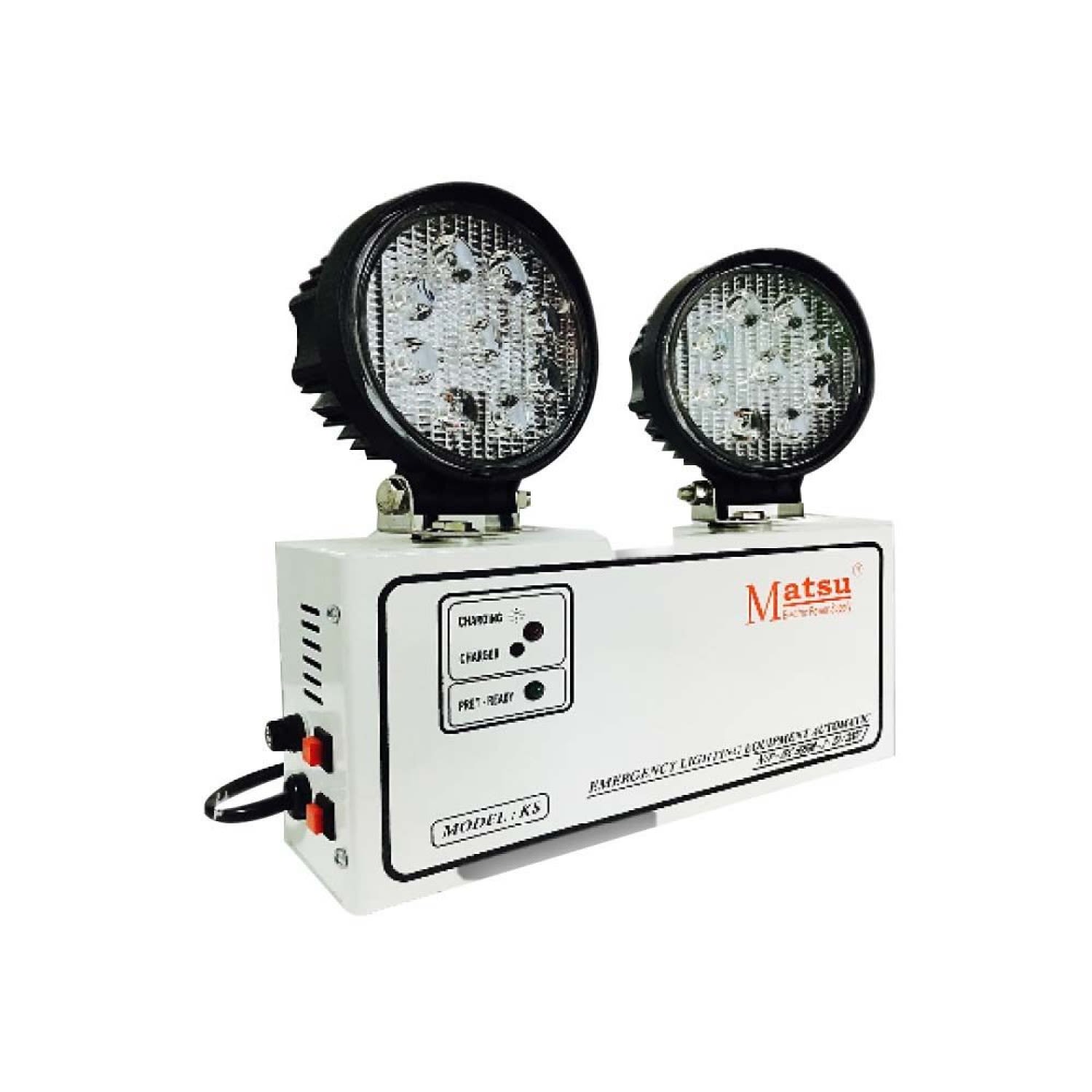 LUMINARIA DE EMERGENCIA LED 2X27W 2.5H 220V IP30 INTERIOR KSOL22703 MATSU1