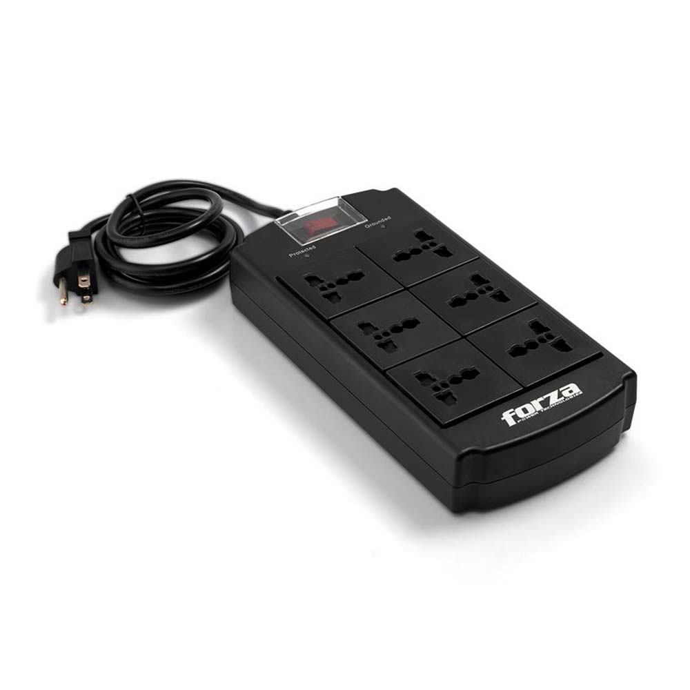 SUPRESOR FORZA 6 TOMAS UNIVERSALES 1080J FSP06MN FORZA