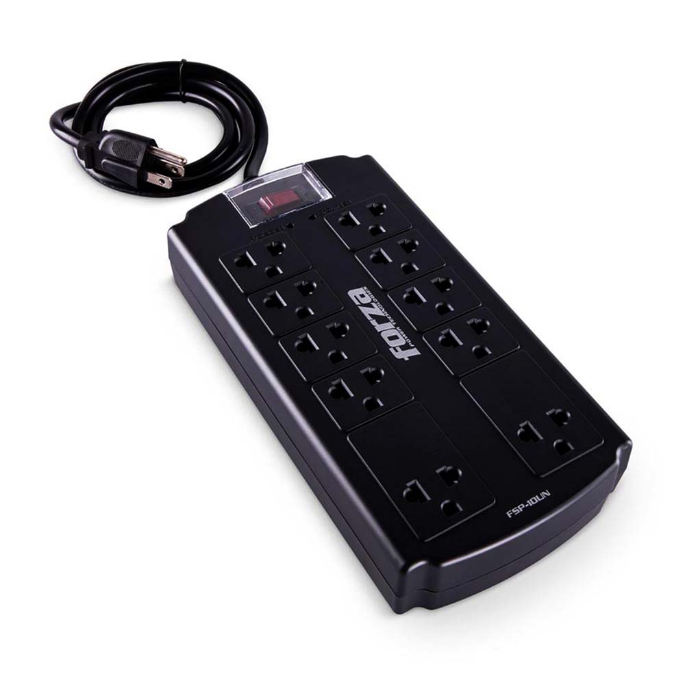 SUPRESOR FORZA 10 TOMAS NEMA 1080JOULES FSP10UN FORZA1