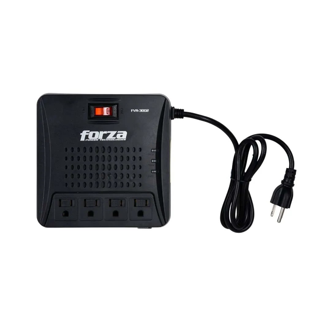 ESTABILIZADOR 3000VA/1500W 4T FVR-3002 FORZA1