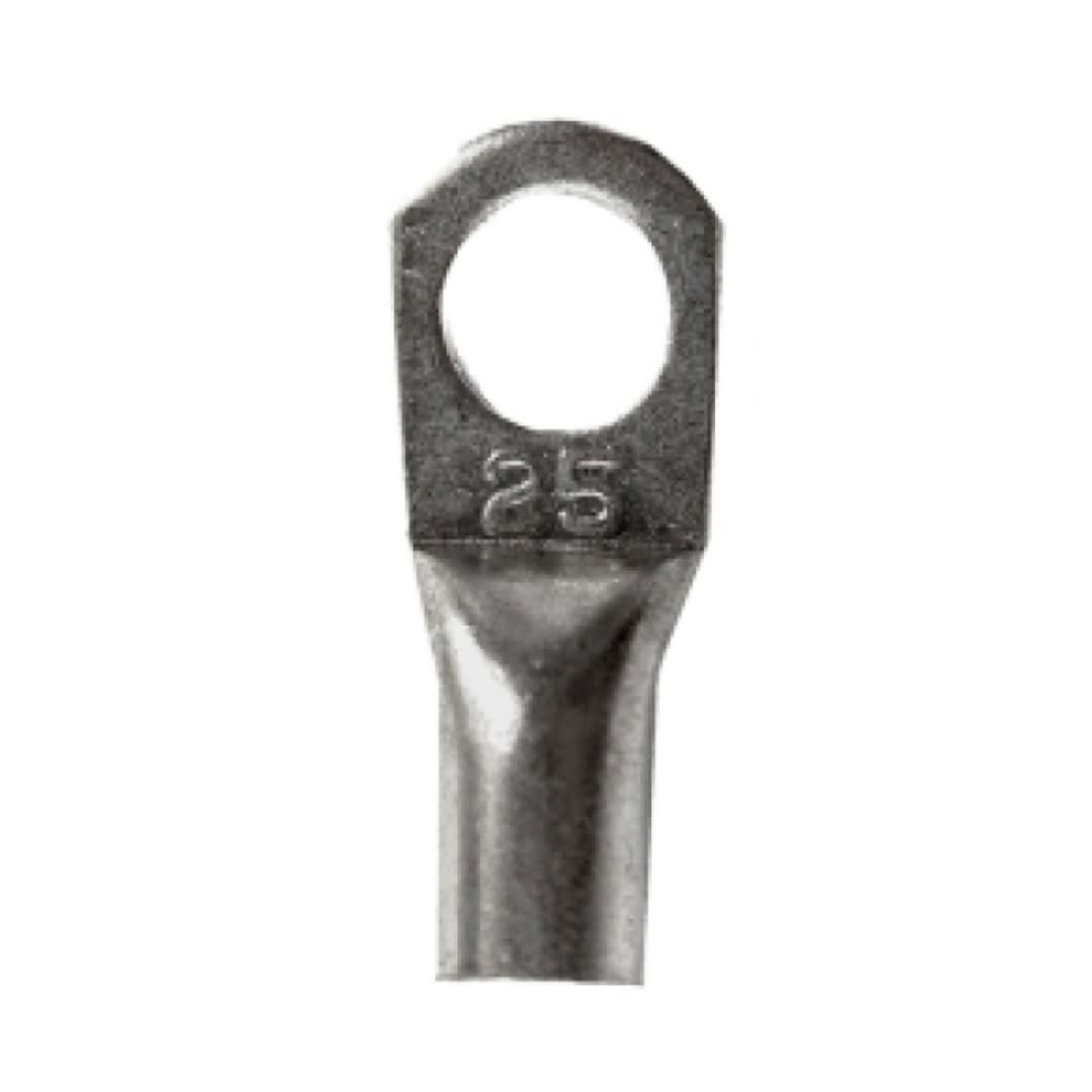 TERMINAL A COMPRESION CON BARRIL LARGO CU/ES.25MM2 1H 3/8 35KV H-PLUS HEX