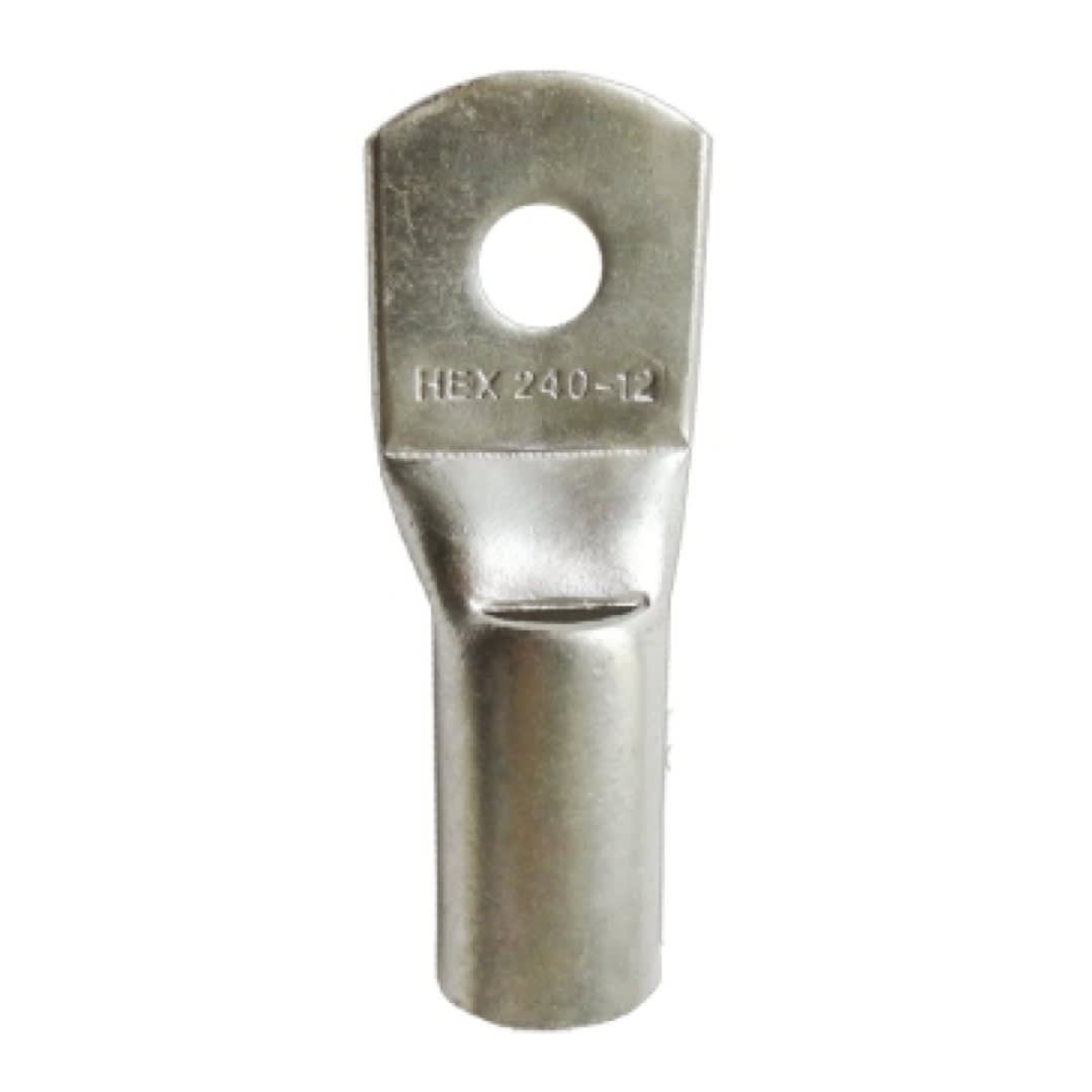 TERMINAL A COMPRESION CON BARRIL LARGO CU/ES.70MM2 1H 5/16 35KV H-PLUS HEX