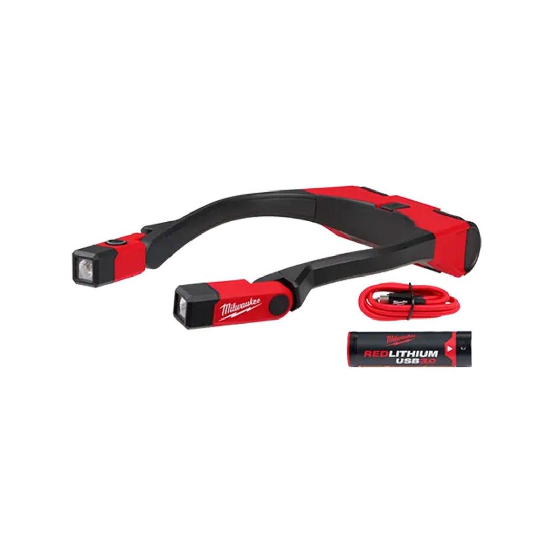 LINTERNA PARA CUELLO LED 400LM IP54 REDLITHIUM USB 2117-21 MILWAUKEE1