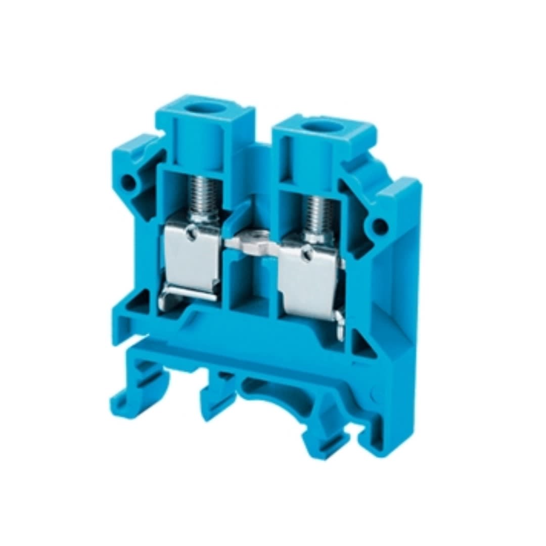 BORNE DE NEUTRO 4MM2 P/1 CONEXION SIMPLE COLOR AZUL CTS4UNBU CONNECTWELL1