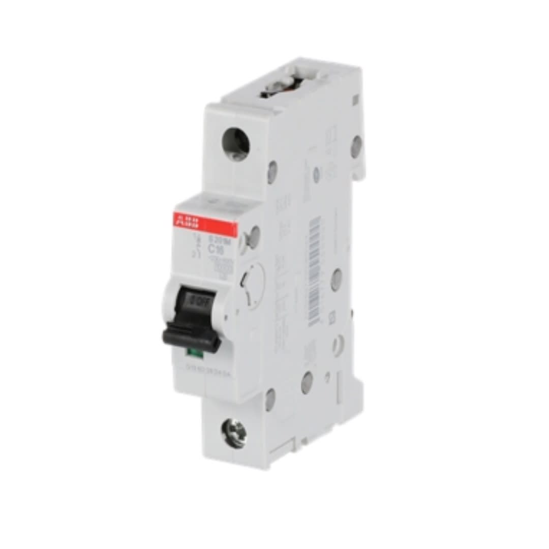 INTERRUPTOR TERMOMAGNETICO 1X16A 25/15KA 133/230V C DIN 2CDS271001R0164 ABB1