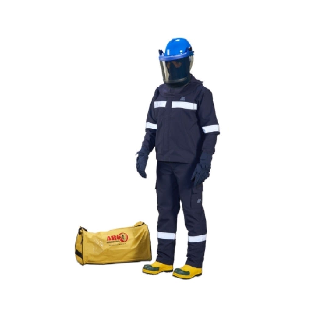 TRAJE ANTI ARCO FLASH 12CAL/CM2 (CATEGORIA 2) INHERENTE TALLA M AZUL AKP12KINBM UDYOGI