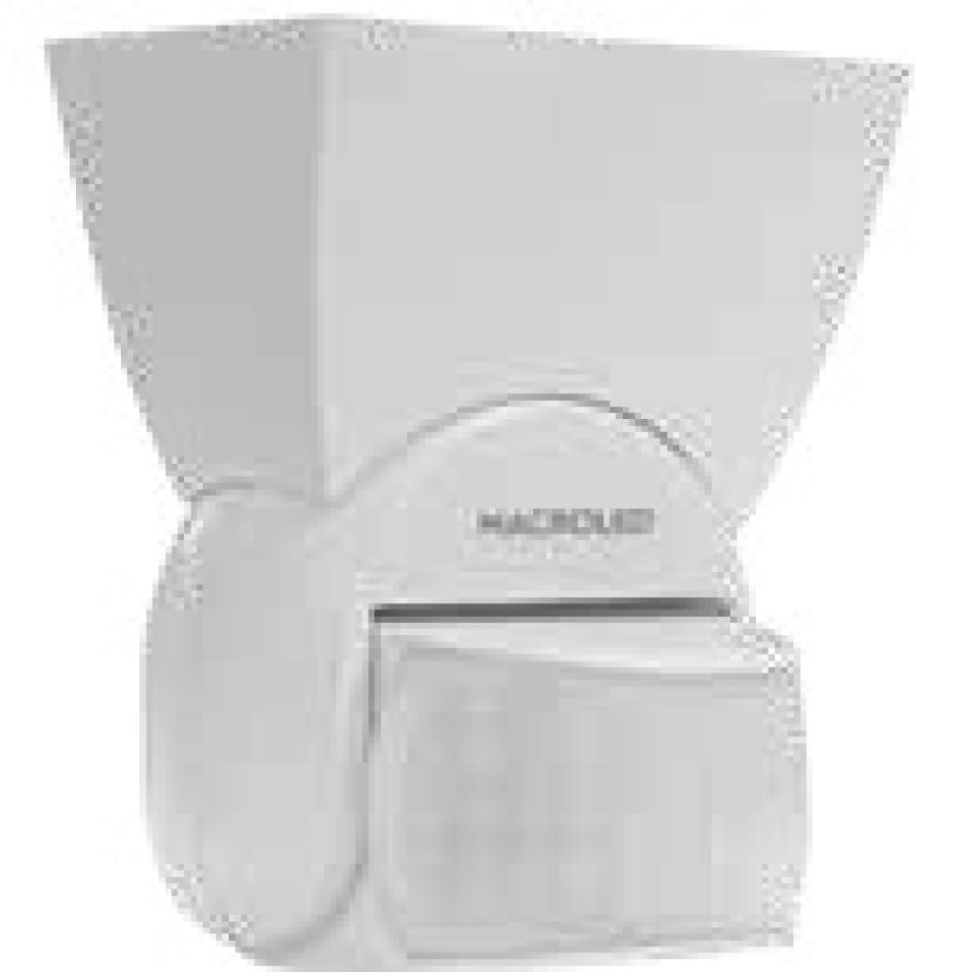 SENSOR PIR 110-240V DIST MAX. 12MTS ALTURA 2.2-4MTS IP65 ADOSABLE BLANCO SMPB-180-12M-IP65 MACROLED1