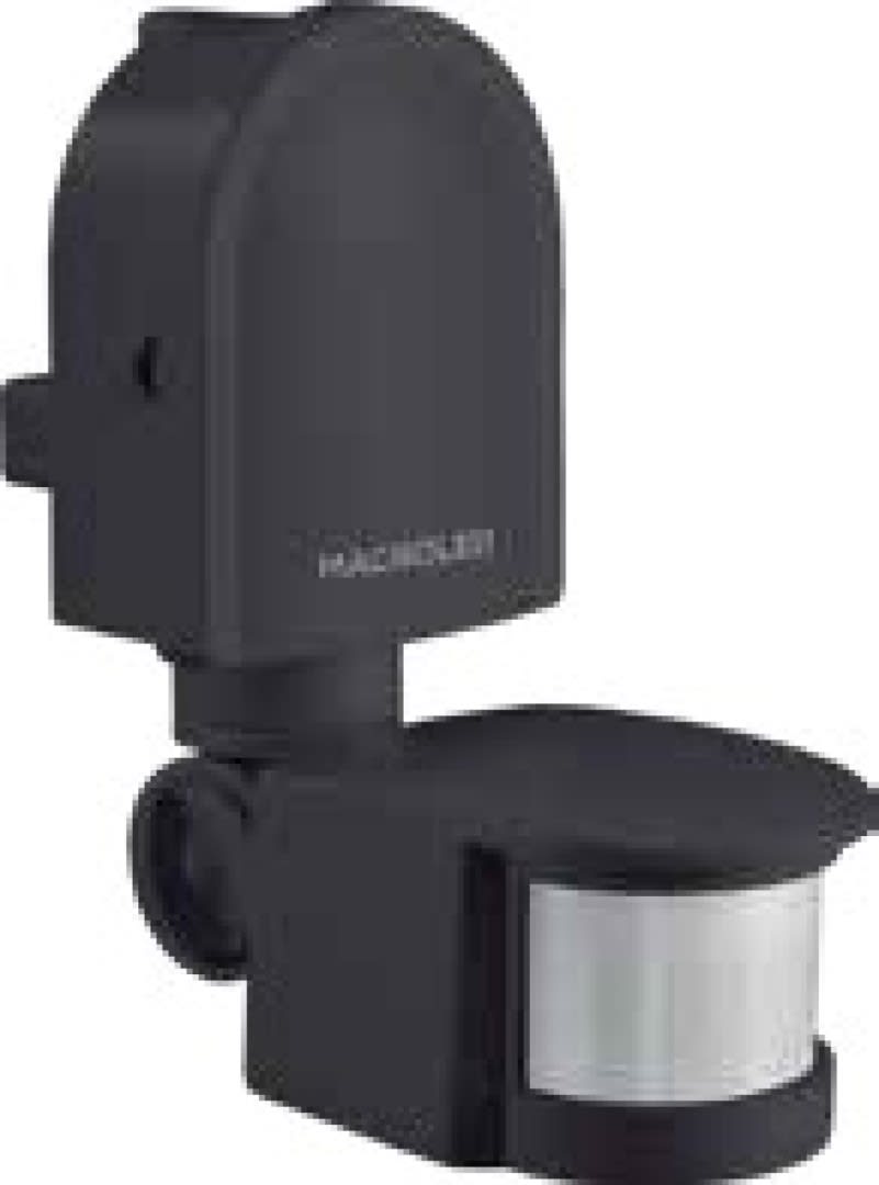SENSOR PIR 110-240V DIST MAX. 12MTS ALTURA 2.2-4MTS IP65 ADOSABLE NEGRO SMPN-180-12M-IP65 MACROLED2