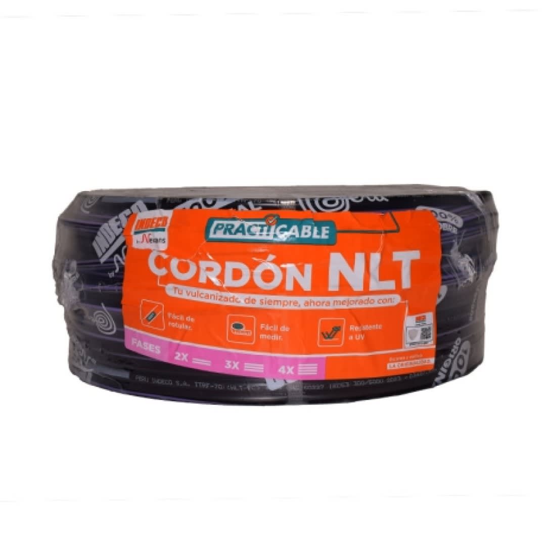 CABLE DE ARRASTRE VULCANIZADO NLT 3X14AWG 500V X ROLLO PRACTICABLE 10053281 INDECO