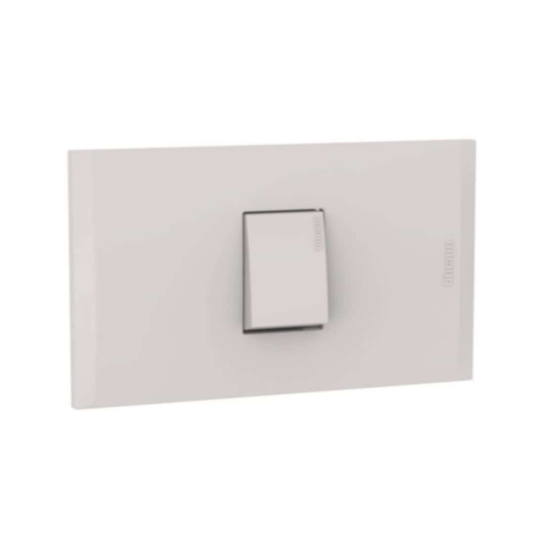 INTERRUPTOR SIMPLE 1 MODULO 10A 250V ARENA MODUS STYLE AH2100EH BTICINO1