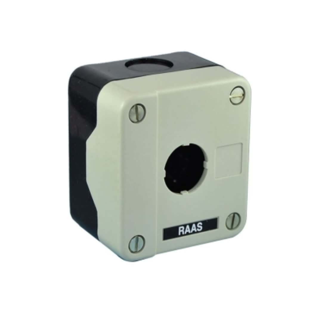 CAJA VACIA TERMOPLASTICA PARA PULSADOR DE 1 ORIFICIO IP66 24200 LEGRAND1