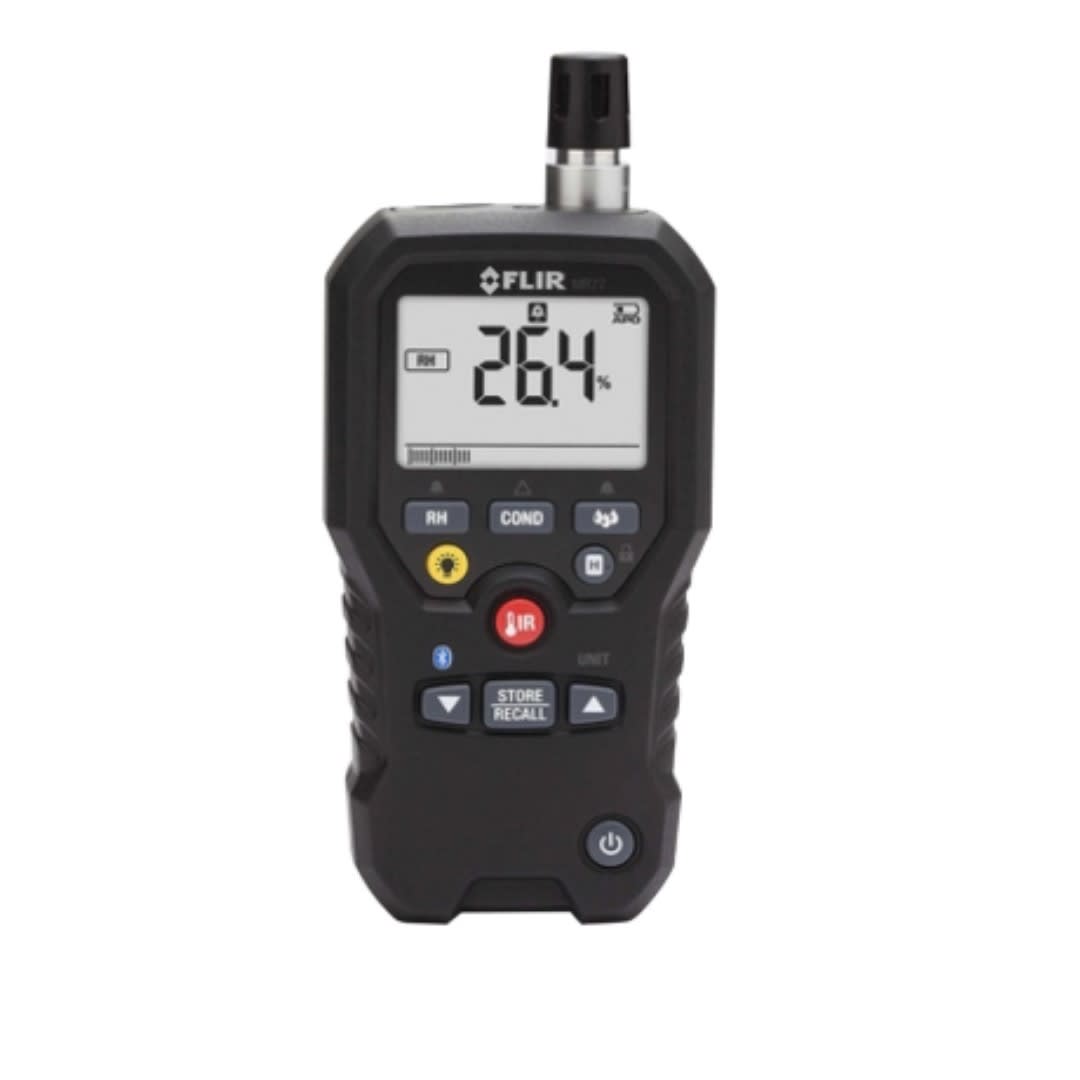 MEDIDOR DE HUMEDAD 20A200°C 0 A 99% RH CON BLUETOOTH MR77 FLIR1