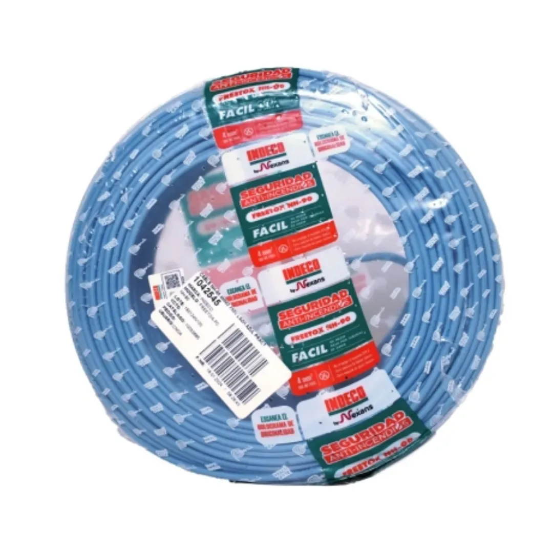 CABLE NH-90 1.5MM2 450/750V LIBRE DE HALOGENO AZUL. CLASE 2. X ROLLO. PRACTICABLE 10053674 INDECO