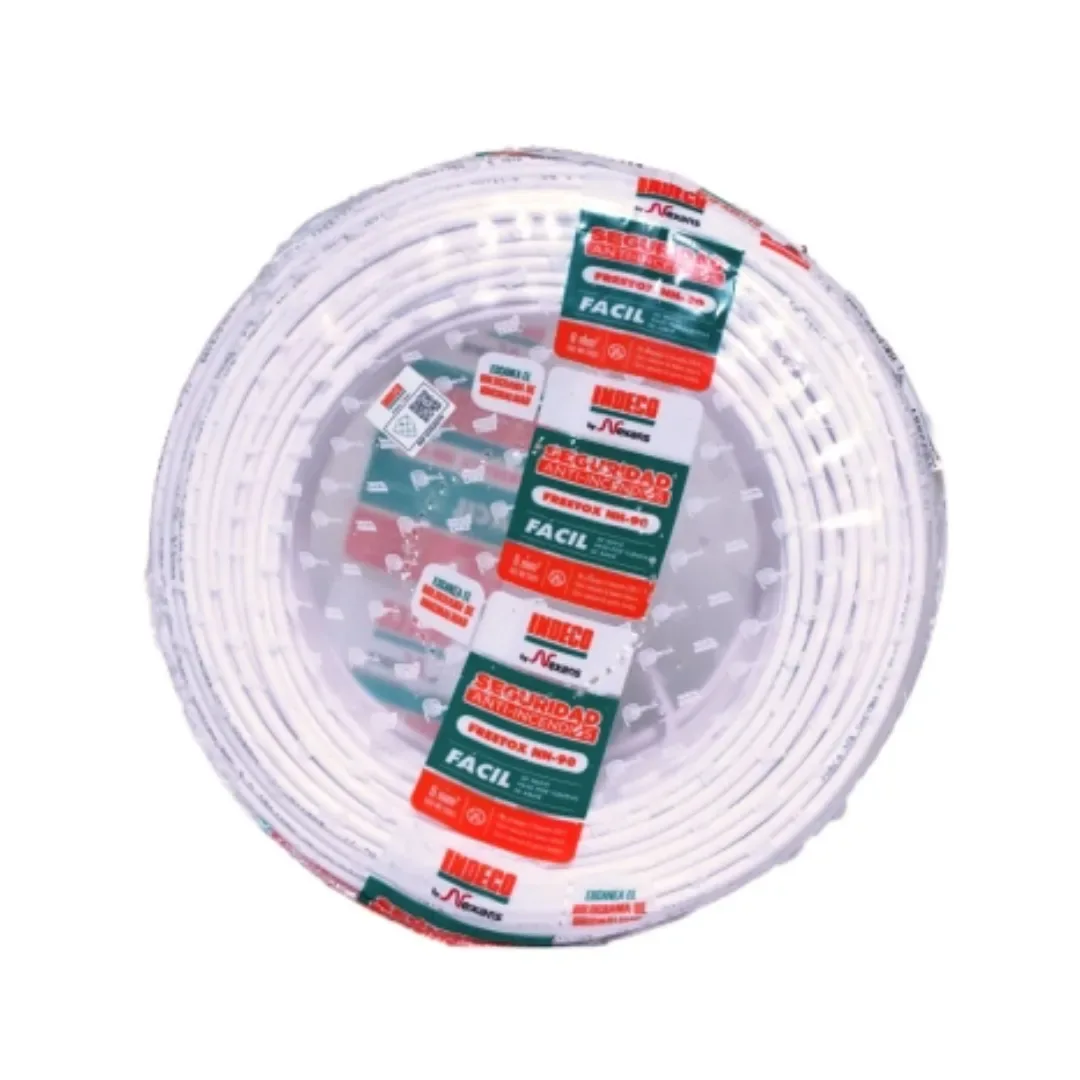 CABLE NH-90 1.5MM2 450/750V LIBRE DE HALOGENO BLANCO. CLASE 2. X ROLLO. PRACTICABLE 10053662 INDECO