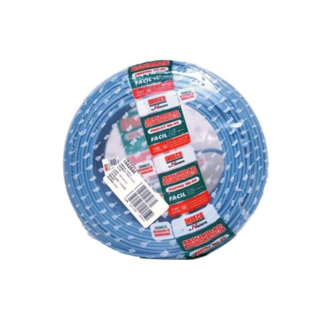 CABLE NH-90 4MM2 450/750V LIBRE DE HALOGENO AZUL CLASE 2 X ROLLO PRACTICABLE 10053685 INDECO1