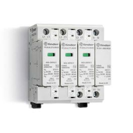 DESCARGADOR DE SOBRETENSIONES T2 40KA 275VAC 3P+N (CH) 7P2482750020 FINDER1