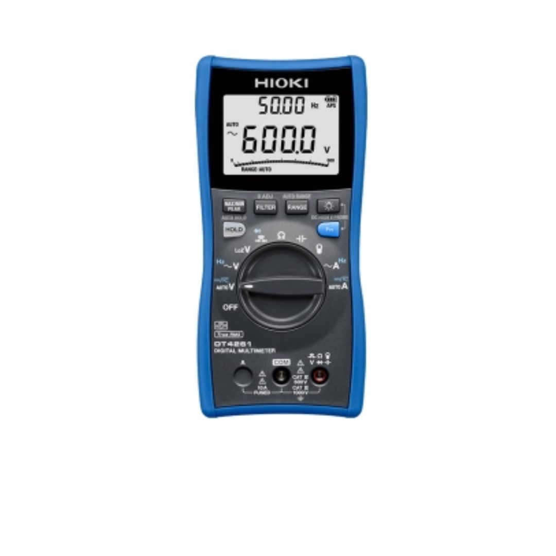 MULTIMETRO DIGITAL 1000VAC 10A AC/DC 60MOHM TRMS DT4261-90 HIOKI2