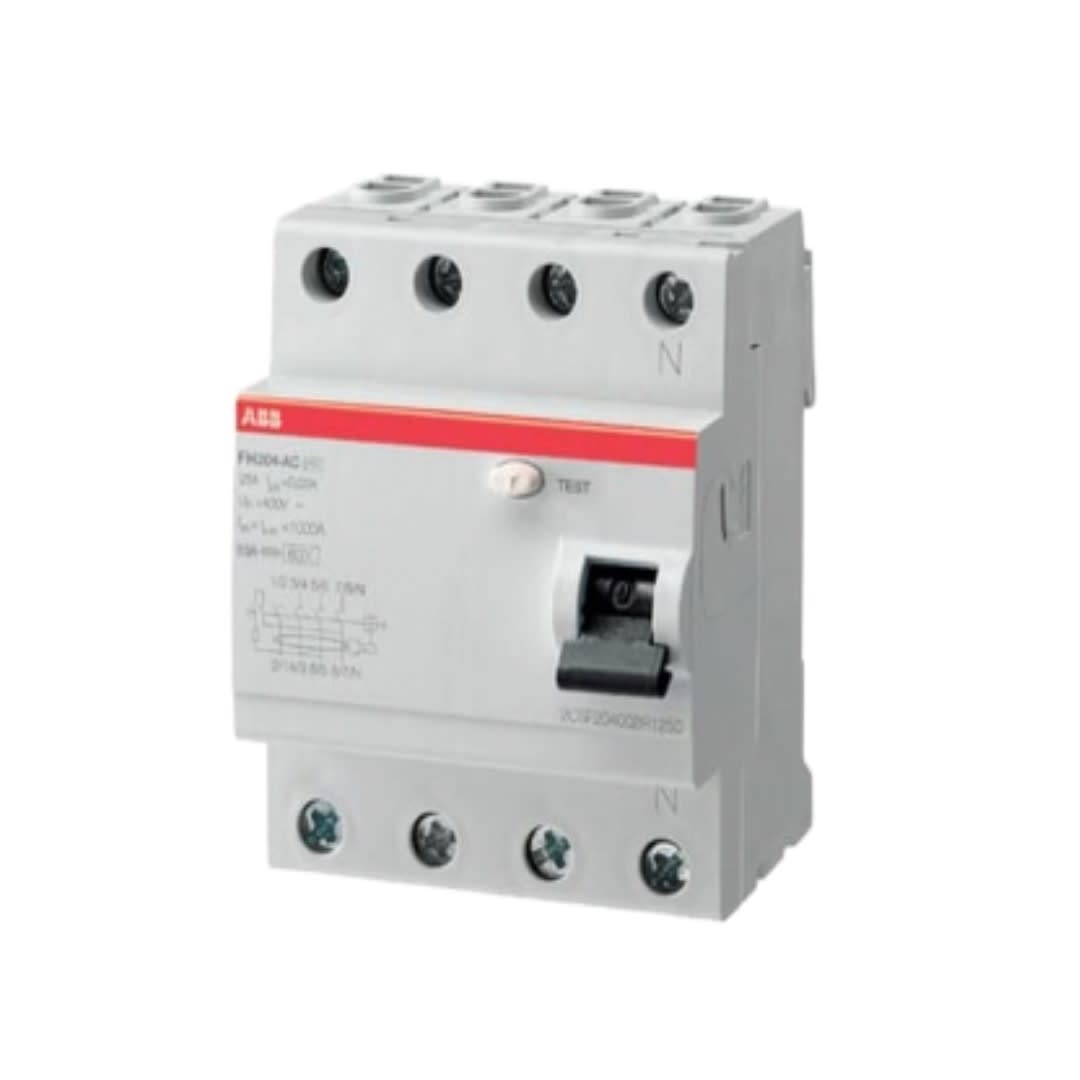 INTERRUPTOR DIFERENCIAL 4X63A 30MA 230/400VAC 4 MODULOS 2CSF204066R1630 ABB1