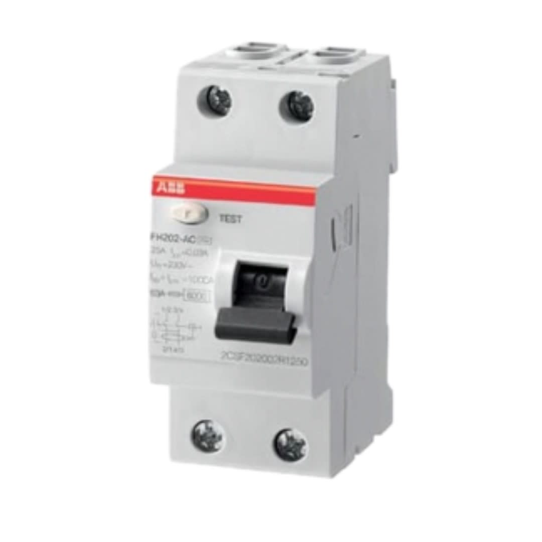 INTERRUPTOR DIFERENCIAL 2X25A 30MA 230V 2 MODULOS 2CSF202066R1250 ABB2