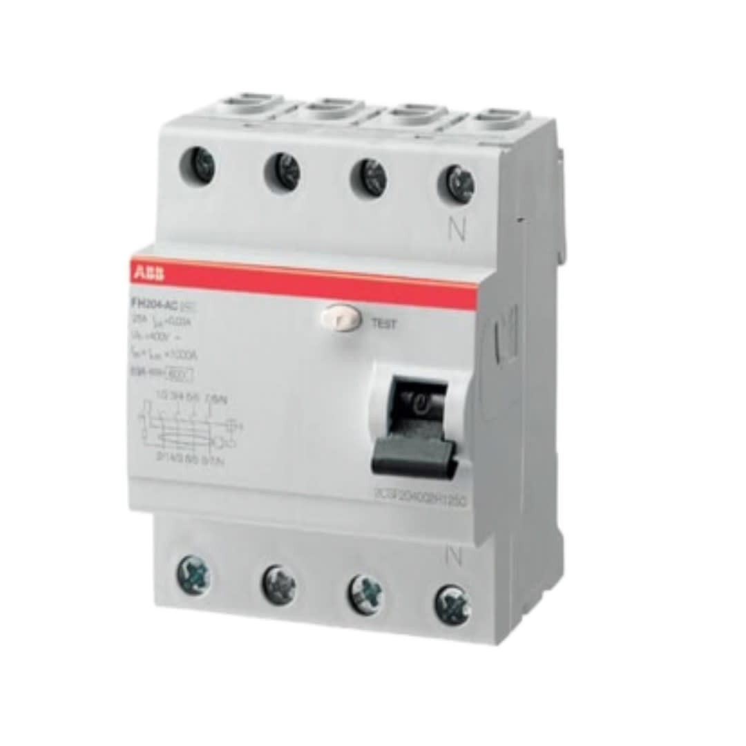 INTERRUPTOR DIFERENCIAL 4X40A 30MA 230/400VAC 4 MODULOS 2CSF204066R1400 ABB1