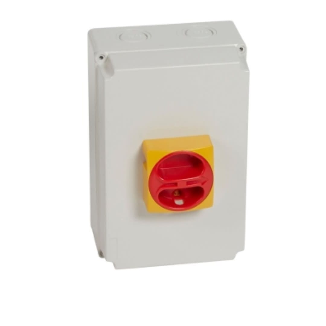 SELECTOR MANIJA ROJA 2 POSICIONES FIJAS 4P 40A 22184 LEGRAND