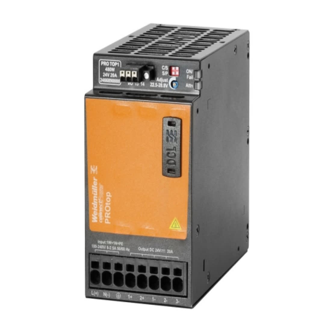 FUENTE DE ALIMENTACION 100-240VAC SALIDA 22-28VDC/20A/480W 2466890000 WEIDMULLER1