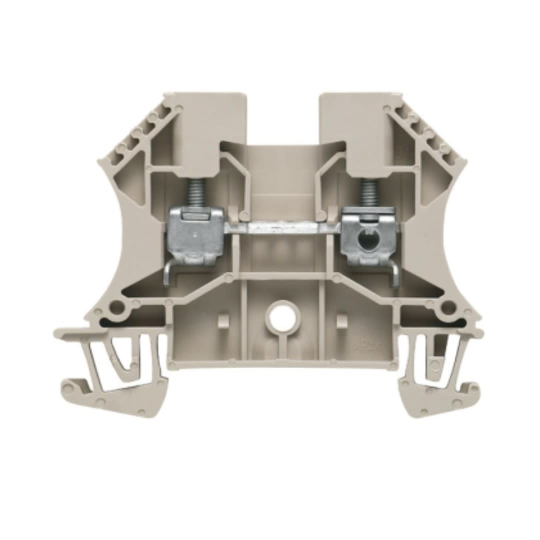 BORNES DE PASO 4MM2 (0.5-6MM2) 32A 800V 1 PISO/2 CONEXIONES TORNILLO 1020100000 WEIDMULLER