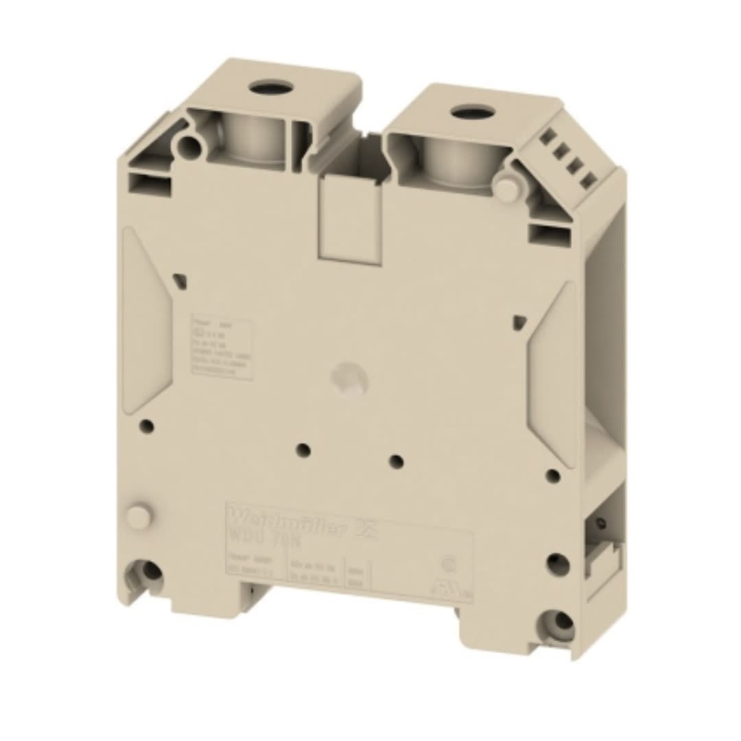 BORNES DE PASO 70MM2 (16-95MM2) 192A 1000V 1 PISO/2 CONEXIONES TORNILLO 9512190000 WEIDMULLER