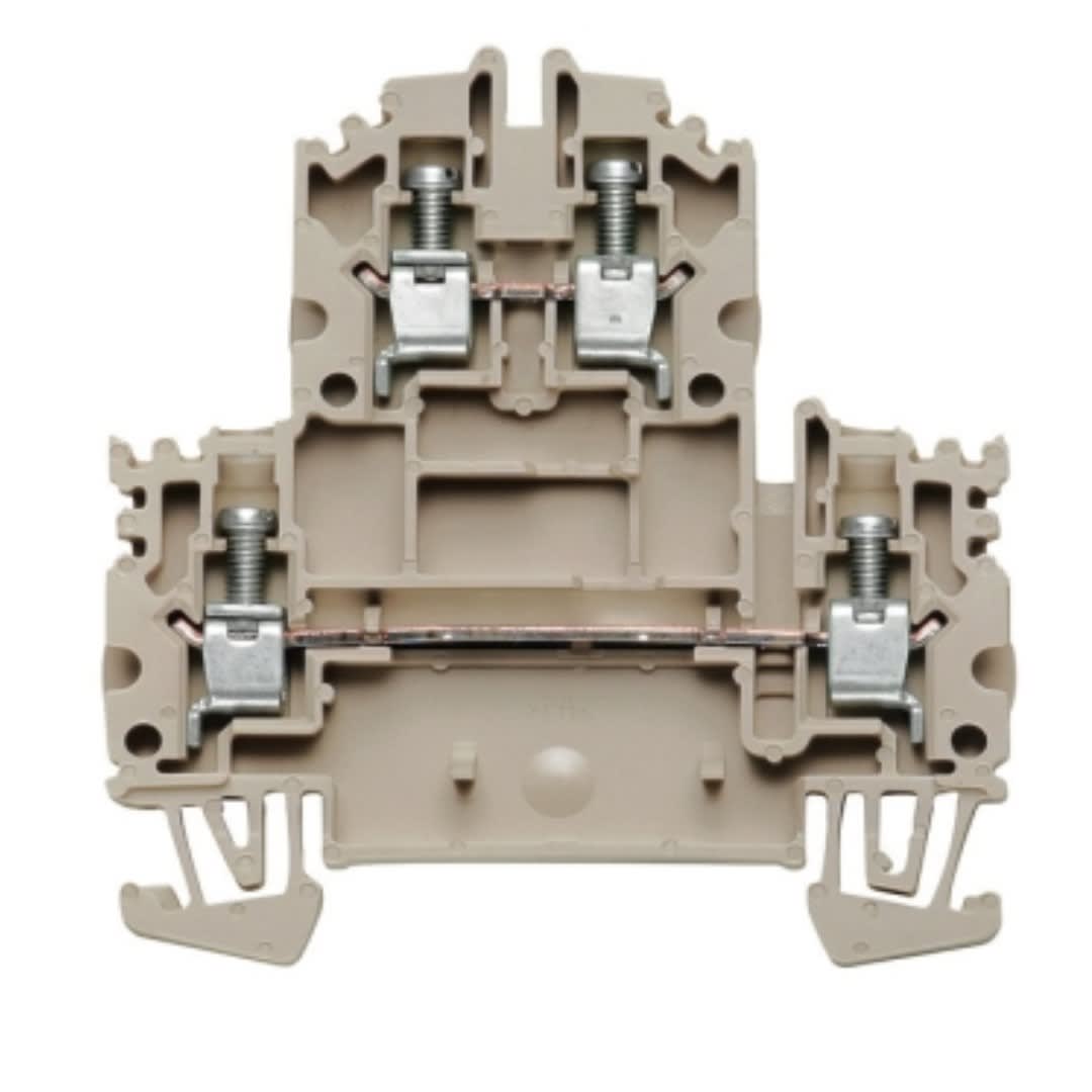 BORNES DE PASO 4MM2 (0.5-6MM2) 32A 800V 2 PISO4 CONEXIONES TORNILLO 1041900000 WEIDMULLER1