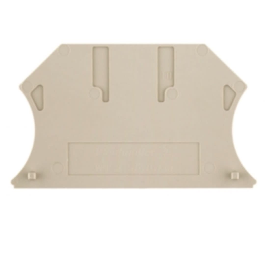 PLACA FINAL PARA BORNES (2.5-10MM2) Y WPE 2.5 TORNILLO 1050000000 WEIDMULLER