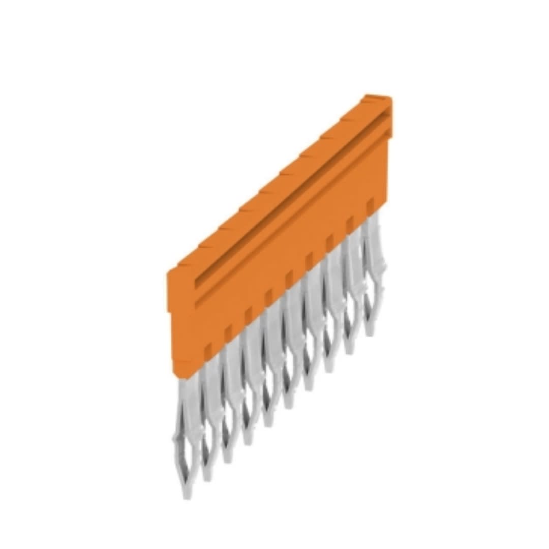 PUENTE ENCHUFABLE 10 POLOS PARA BORNES WD../WTR/A2C/A4C/A2T/A3T 4MM2 1528090000 WEIDMULLER1