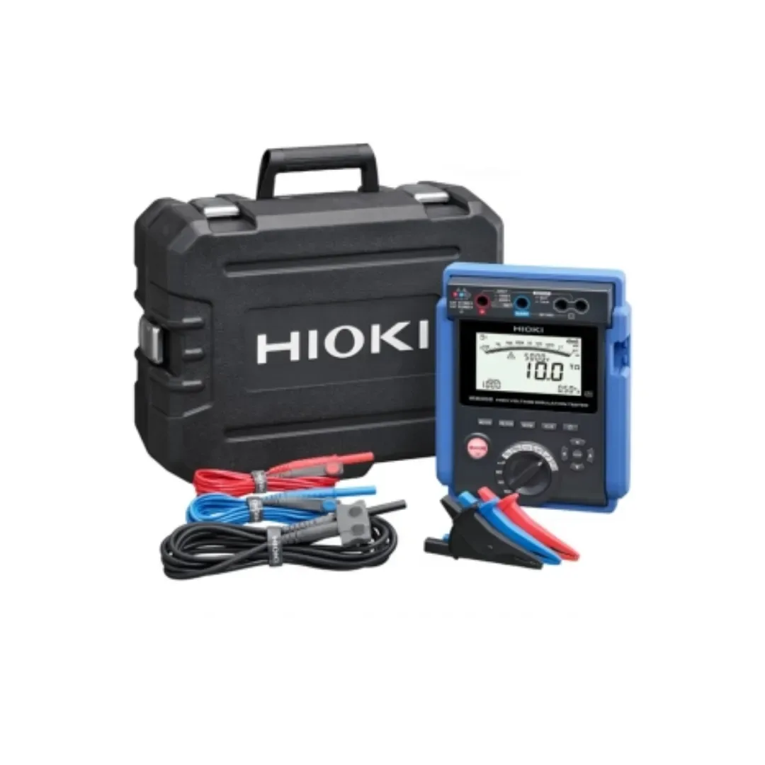 MEGOHMETRO DIGITAL 5KV/10TOHM 1000VAC/DC BT IR5050-90 KIT HIOKI1