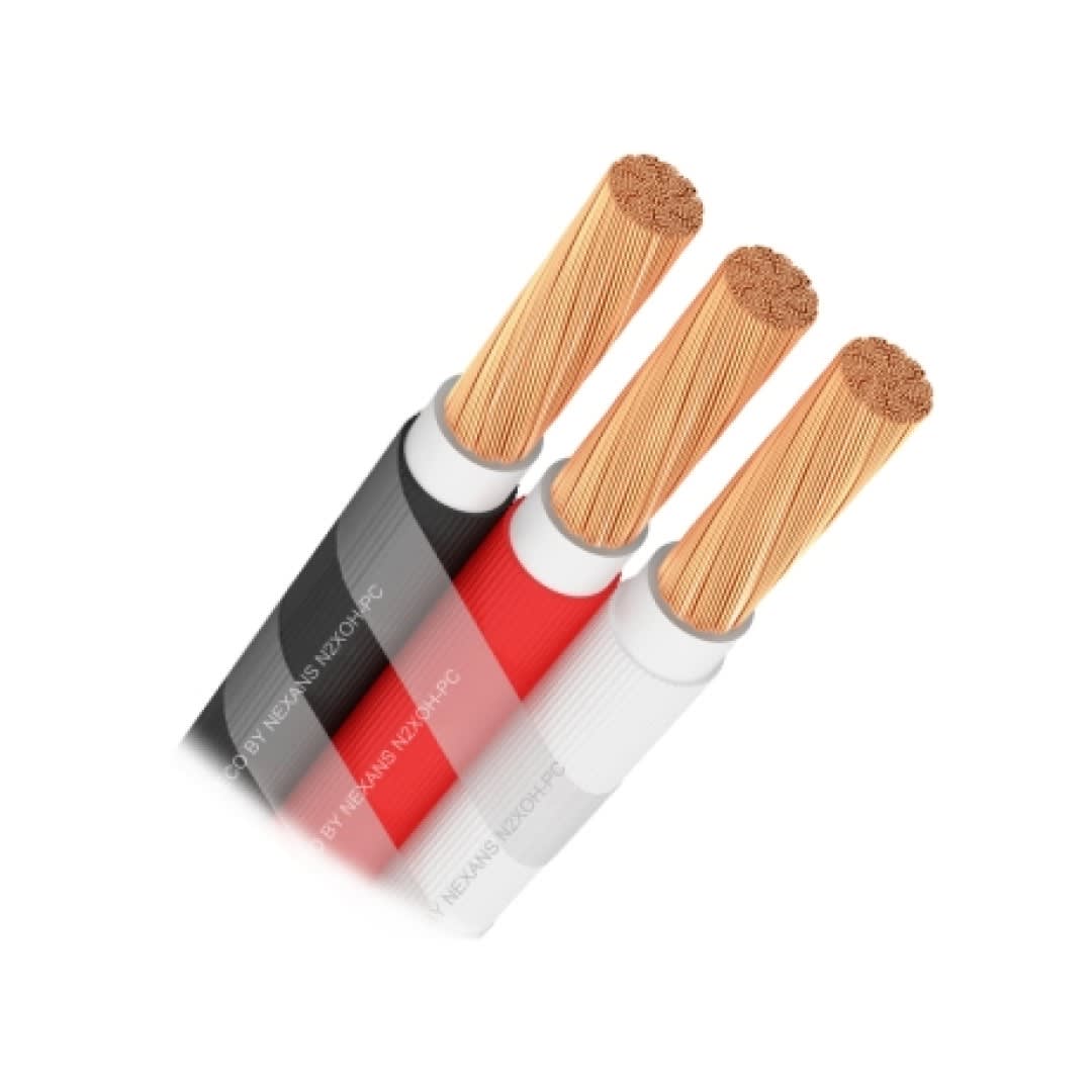 CABLE N2XOH TRIPLE 3-1X120MM2 1KV LIBRE DE HALOGENO CLASE 2 10055500 INDECO