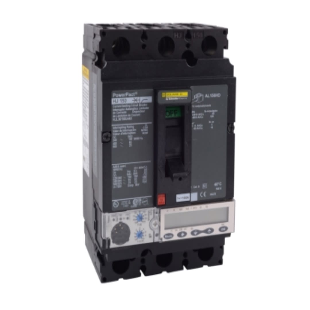 INTERRUPTOR TERMOMAG REGULABLE 3X150A 25KA 600V MICROLOGIC 6.2 NEMA HJL36150U44X SCHNEIDER ELECTRIC