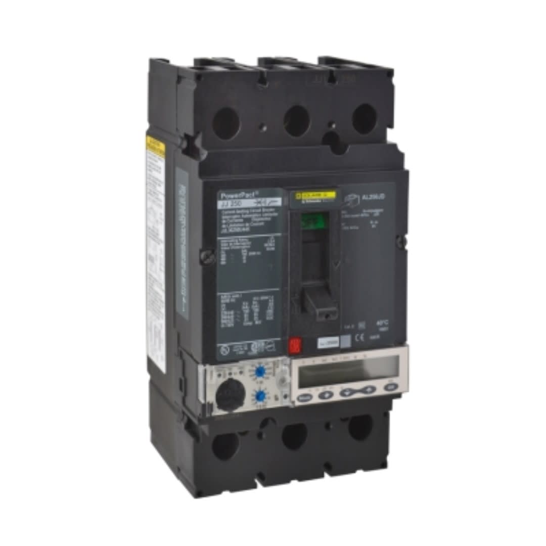 INTERRUPTOR TERMOMAG REGULABLE 3X250A 65KA 480V MICROLOGIC 6.2 NEMA JJL36250U44X SCHNEIDER ELECTRIC