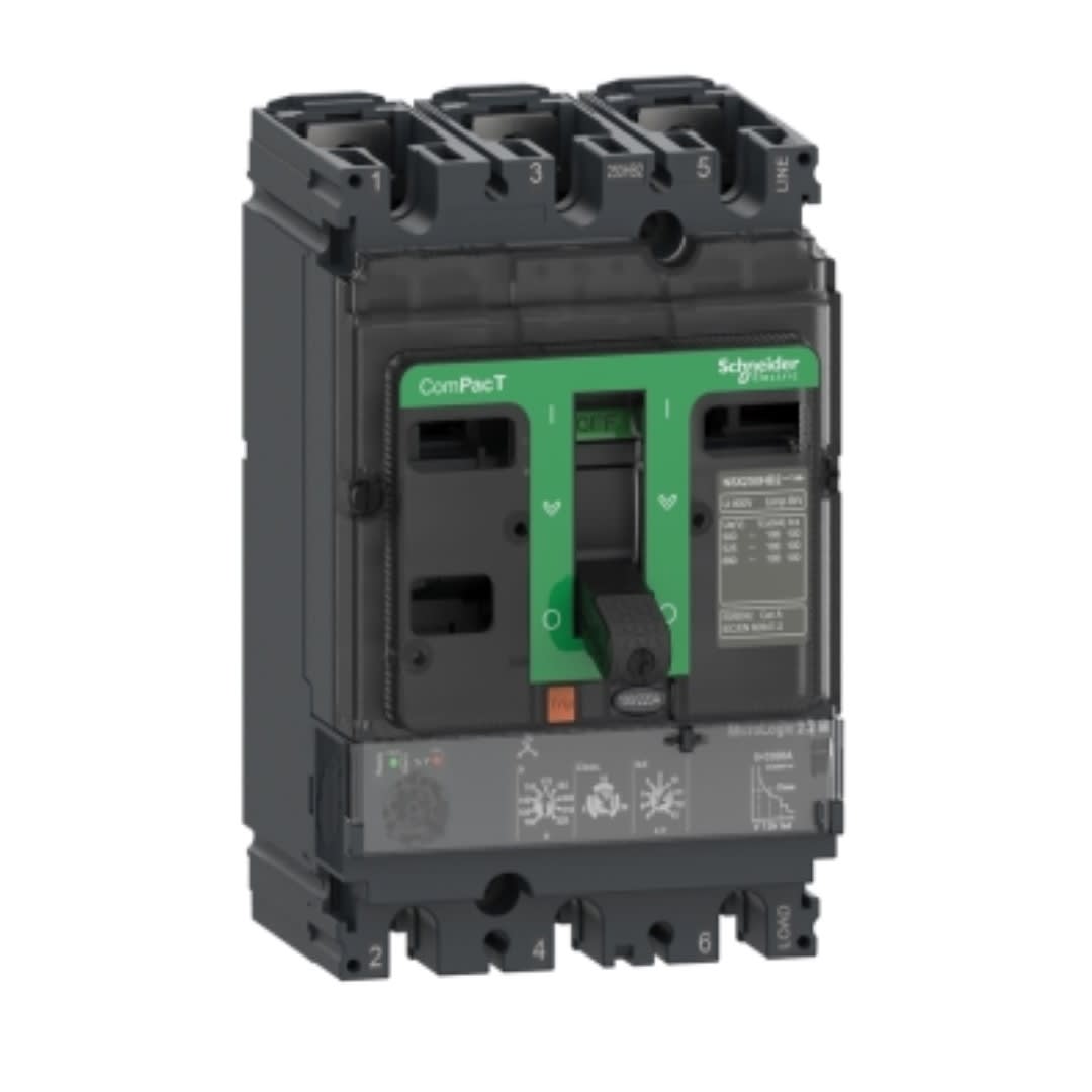INTERRUPTOR TERMOMAGNETICO REGULABLE 3X20-50A 65KA 440VAC NSX100H C10H32M050 SCHNEIDER ELECTRIC1