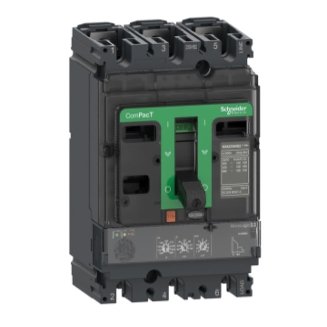 INTERRUPTOR TERMOMAG REGULABLE 3X16-40A 100/65KA 220/440V NSX100H C10H32D040 SCHNEIDER ELECTRIC1
