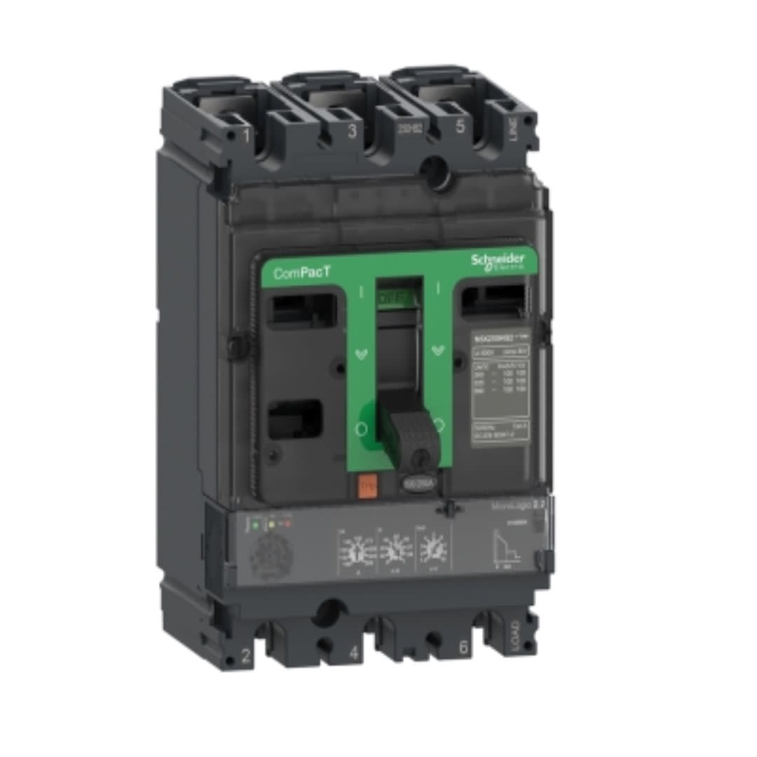INTERRUPTOR TERMOMAG REGULABLE 3X56-80A 100/65KA 220/440V NSX100H C10H3TM080 SCHNEIDER ELECTRIC