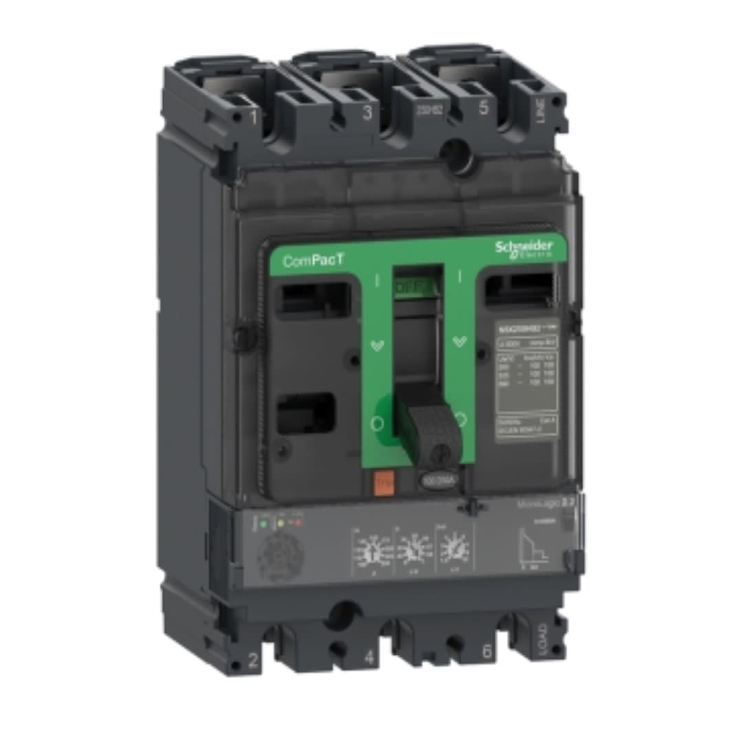 INTERRUPTOR TERMOMAG REGULABLE 3X100-250A 100/65KA 220/440V NSX250H C25H32D250 SCHNEIDER ELECTRIC1