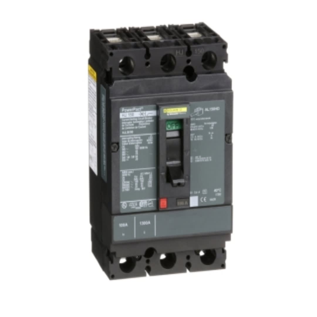 INTERRUPTOR TERMOMAGNETICO FIJO 3X100A 100/65KA 240/480VAC POWERPACT H HJL36100 SCHNEIDER ELECTRIC