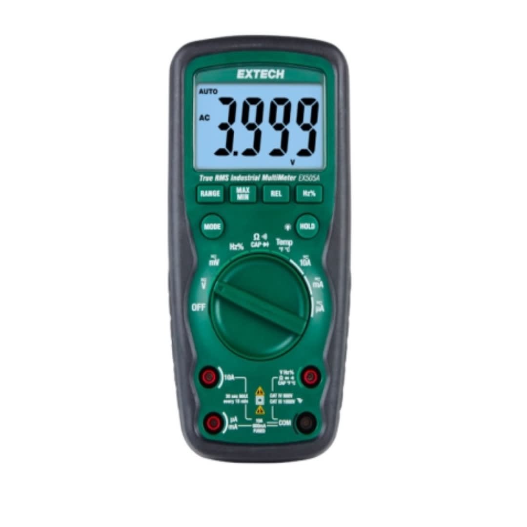 MULTIMETRO DIGITAL 1000VAC AC/DC 001NF A 100 UF 10A EX505A EXTECH