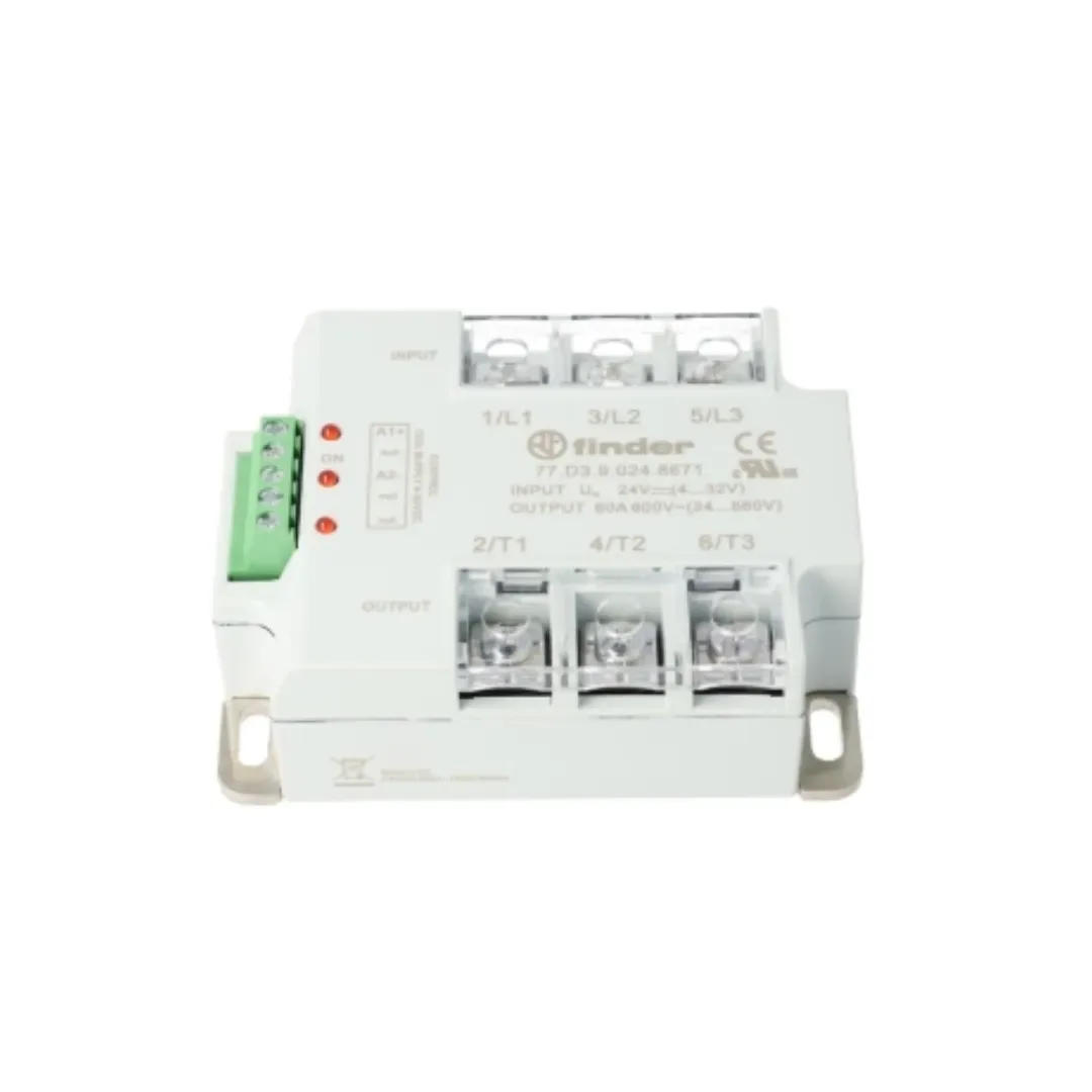 RELE ESTADO SOLIDO 60A IN 4/32DC OUT 24/660AC TRIFASICO 77D390248671 FINDER1