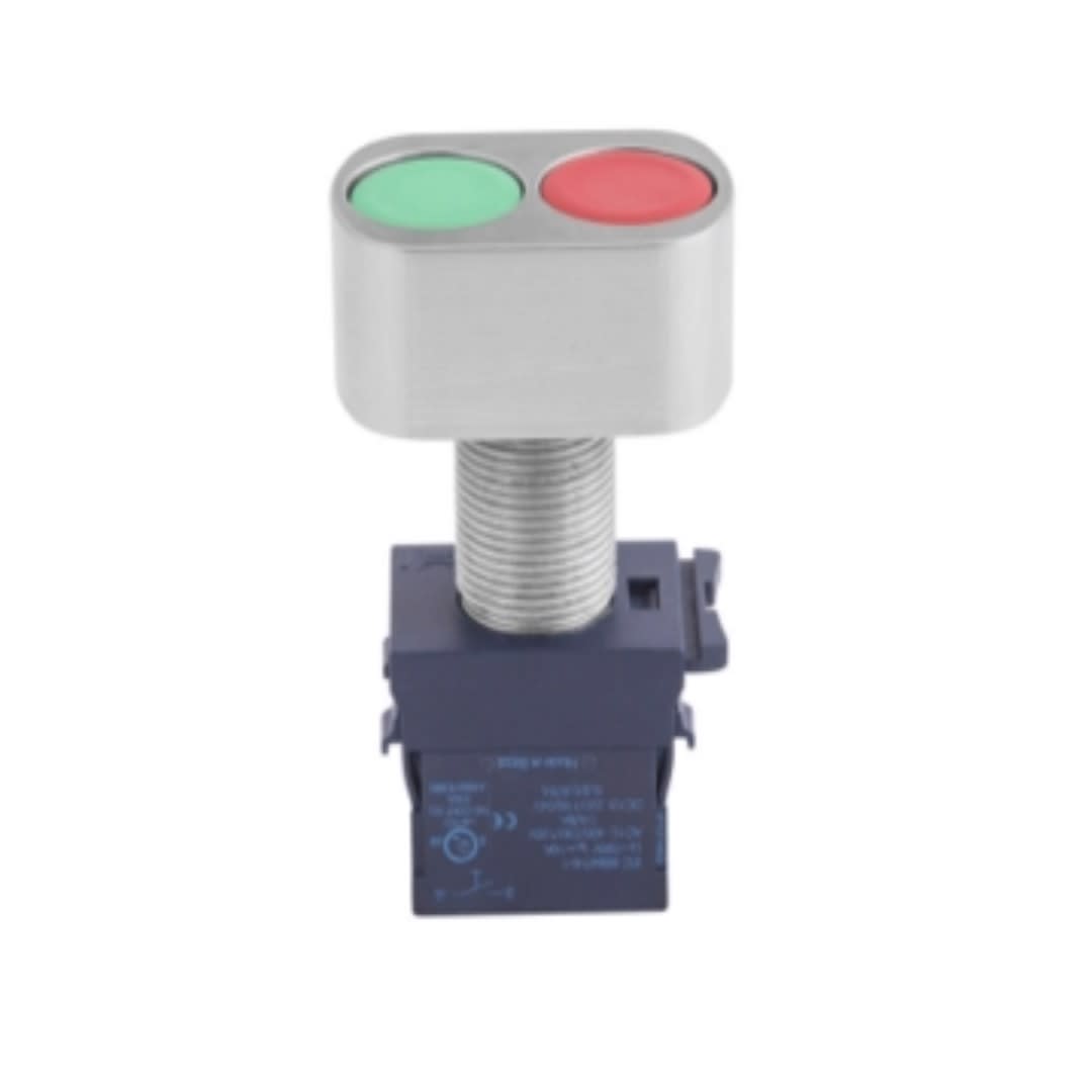 PULSADOR DOBLE START-STOP 22MM NA+NC CL1 ZONA1 56705/625 TRAMONTINA
