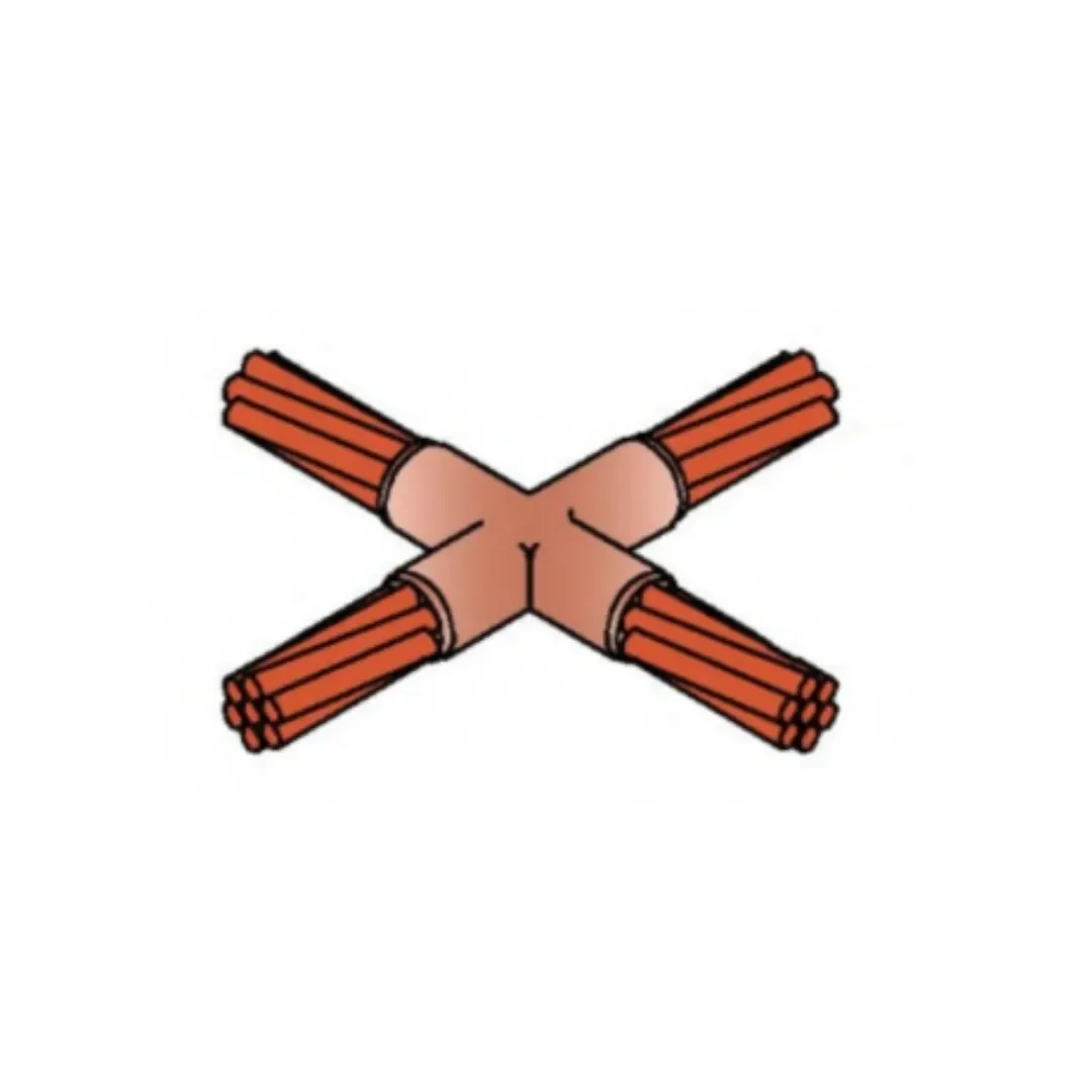 MOLDE TIPO X (XA) CABLE-CABLE 70MM2-70MM2 HWCC-4-70-70 HEX1