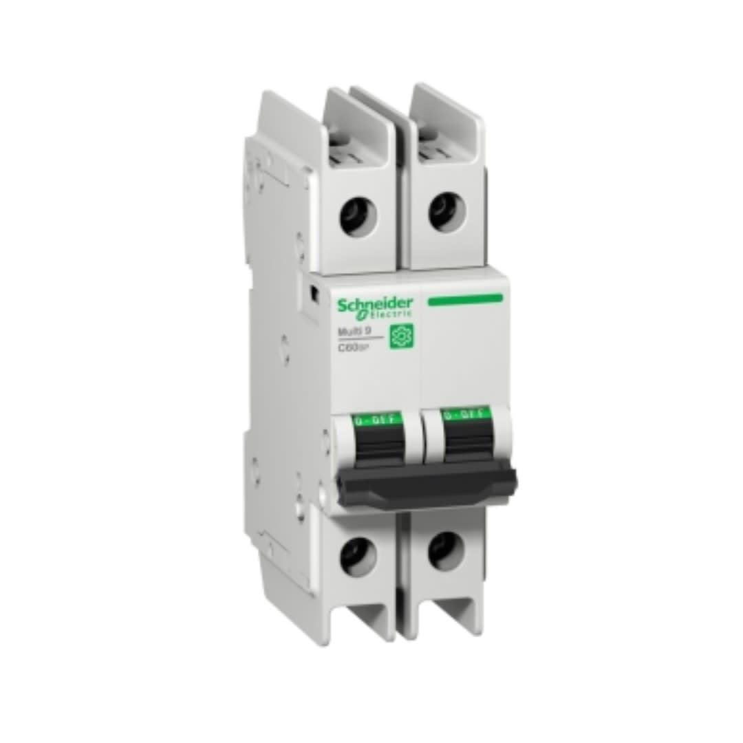 INTERRUPTOR TERMOMAGNETICO 2X5A 14/10KA 240/277V C60BP DIN M9F42205 SCHNEIDER ELECTRIC